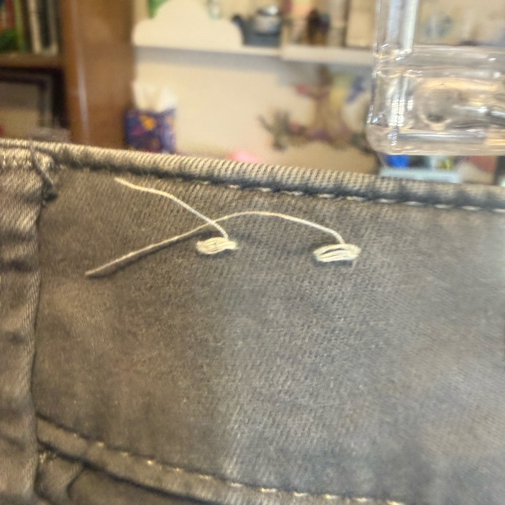 Wit & Wisdom Gray High-Rise Bermuda Shorts - Picture 9 of 13